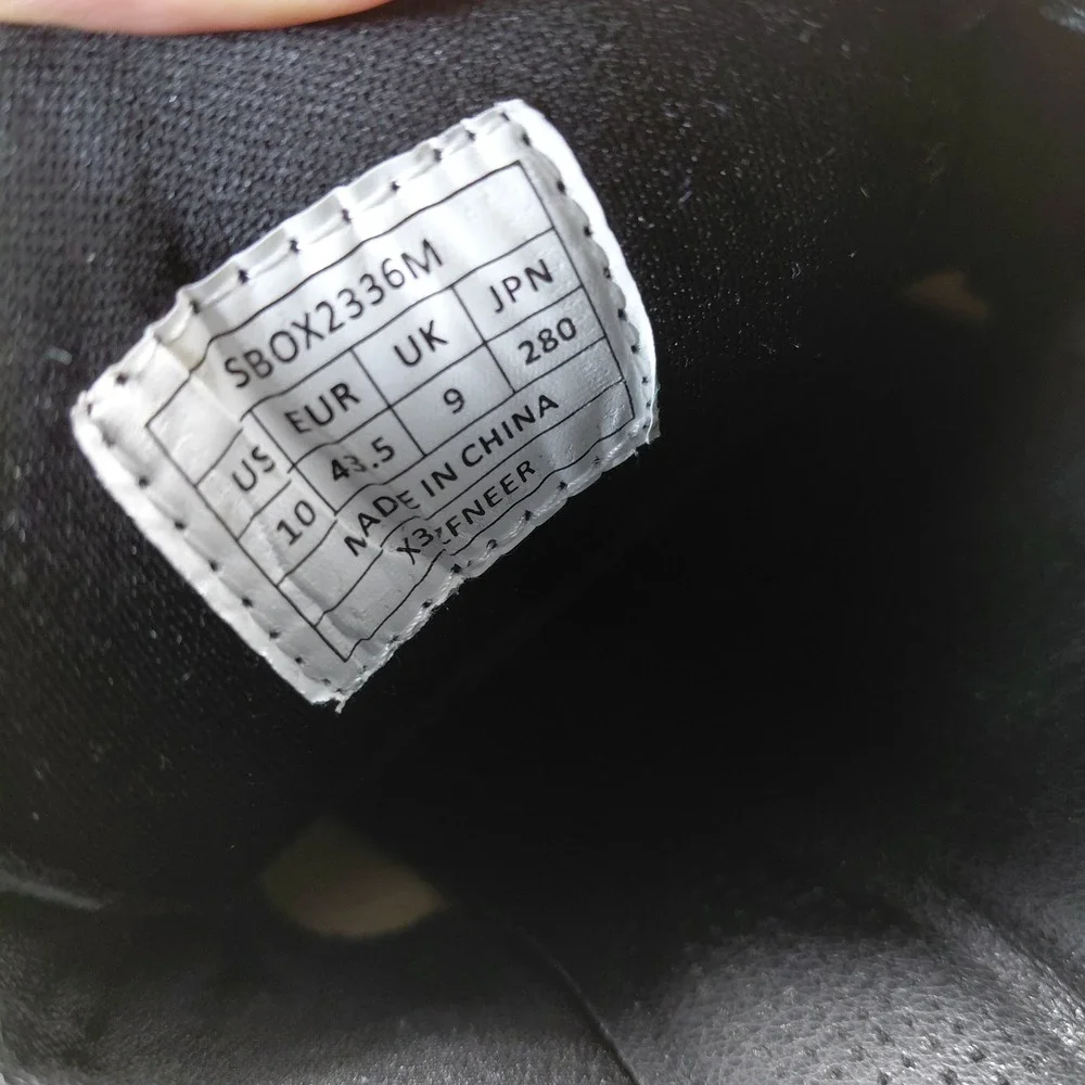 Bruno Marc SBOX2336M Mens Black Perforated Oxford Dress Shoes Size 10 US 43.5 EU